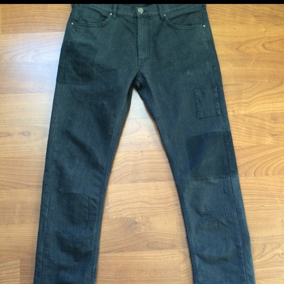 Distressed Versace Jeans 33W Skinny fit