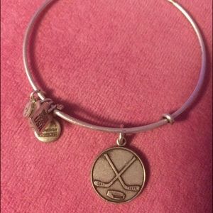 Hockey alex and ani charm bracelet