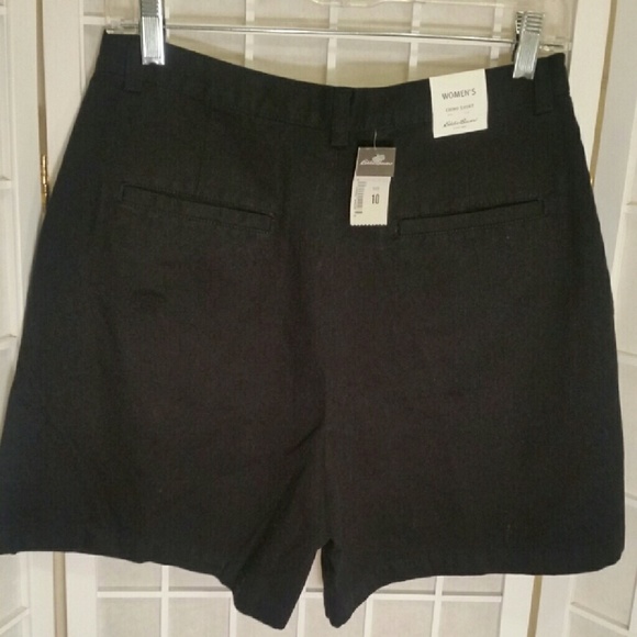 black chino shorts by Eddie Bauer - Picture 2 of 3