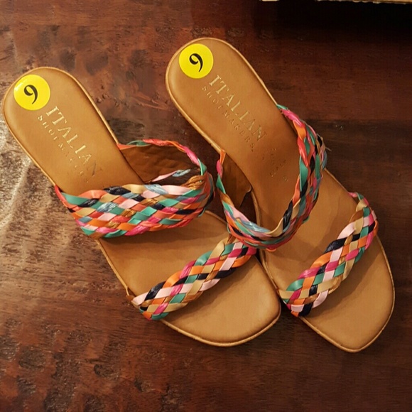 Italian shoemaker sandals size 9