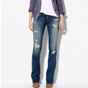 American Eagle Distressed Flare Jean 4