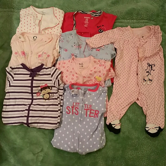 Baby sleepwear/ playwear lot