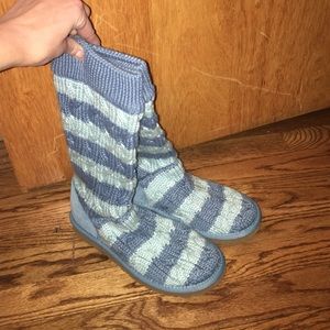 Ugg classic stripe tall sweater boots