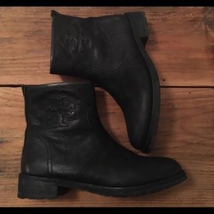Tory Burch leather booties