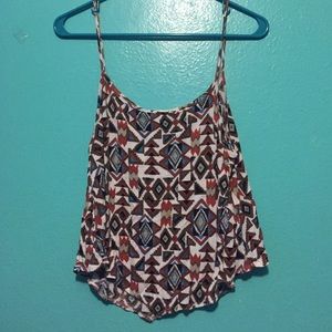 Aztec crop top