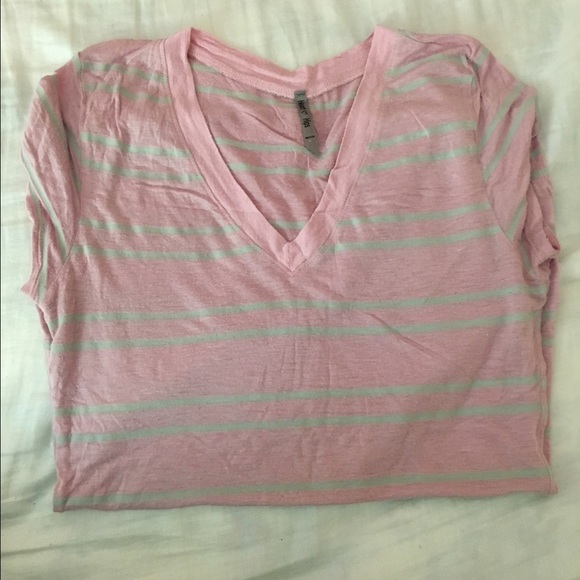 pink T-shirt
