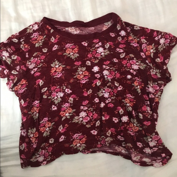 floral crop top
