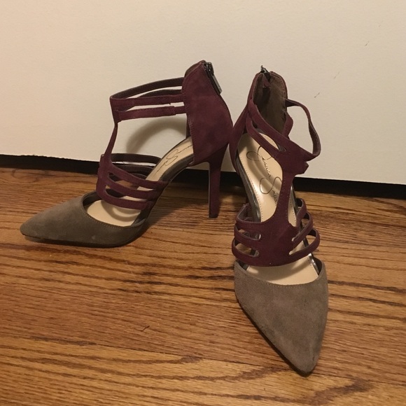 Jessica Simpson strappy heels