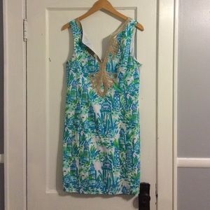 Lily Pulitzer Lighthouse print shift dress