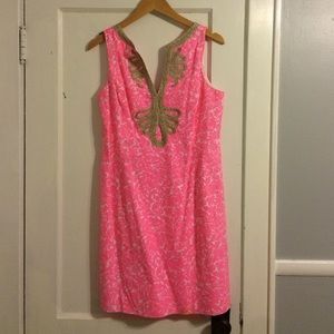 Lily Pulitzer Hot Pink Shift Dress