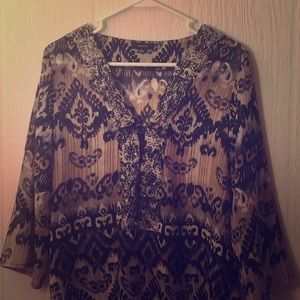 Raviya swim suit cover up with beaded detail!