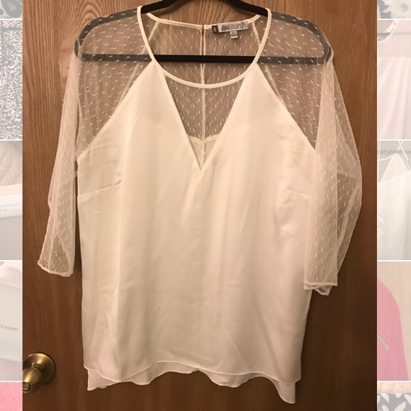 Jennifer Lopez silk like top