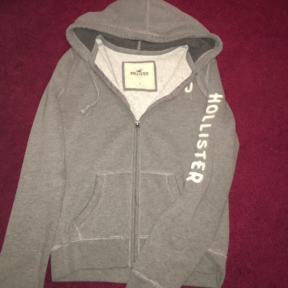 Hollister zip up sweater
