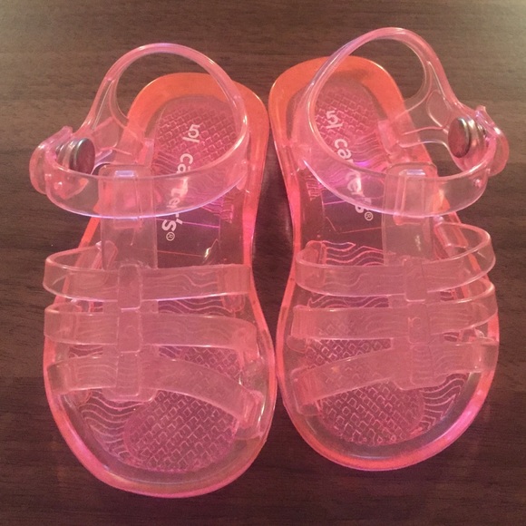Toddler girl pink jellys! Size 5, never worn.