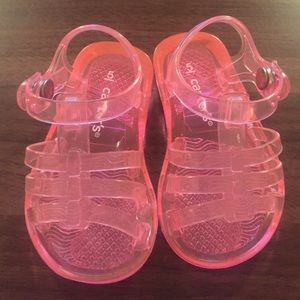 Toddler girl pink jellys! Size 5, never worn.