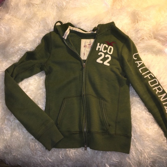 Hollister zip up sweatshirt