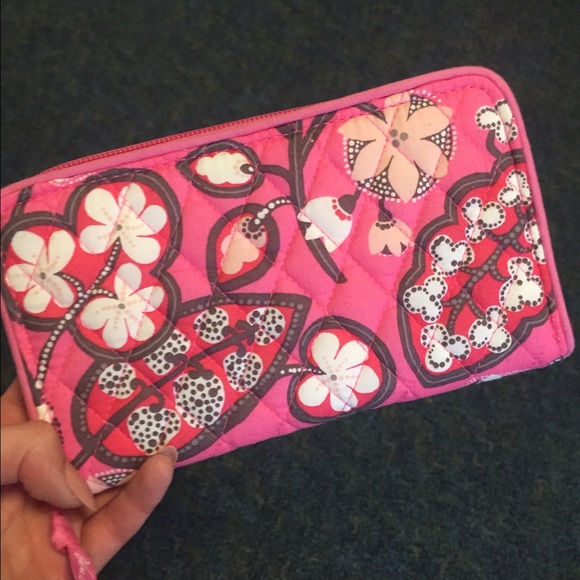 Vera Bradley Accordion Wallet (blush pink)
