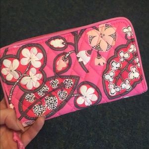 Vera Bradley Accordion Wallet (blush pink)