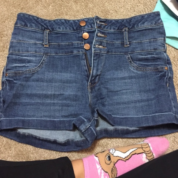 high waisted shorts size 8