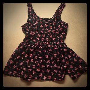 Floral sleeveless American Eagle blouse