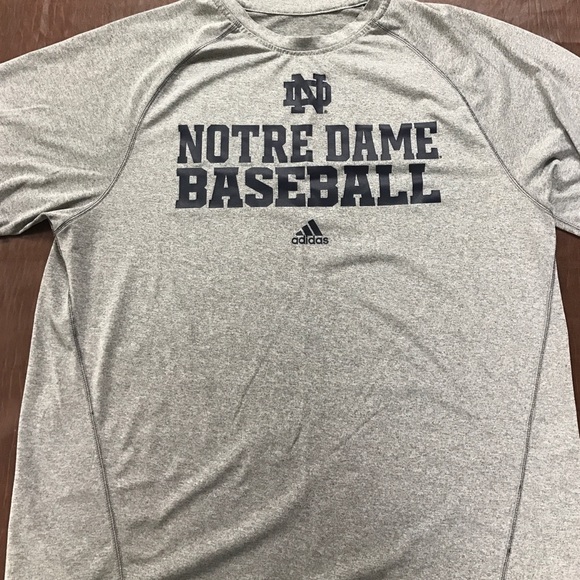 Adidas Norte Dame Baseball Shirt XL. Never worn