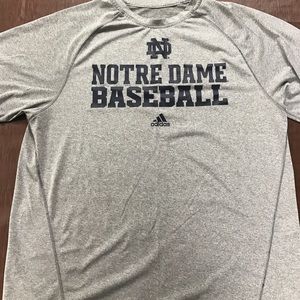 Adidas Norte Dame Baseball Shirt XL. Never worn
