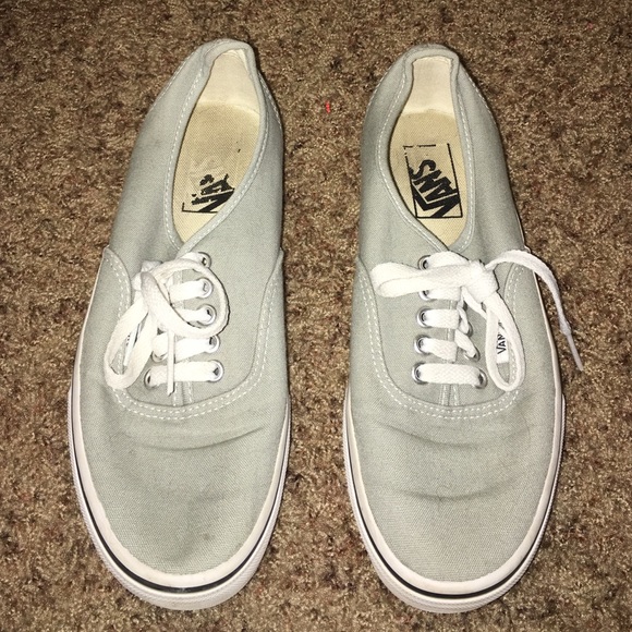 Light gray super cute vans