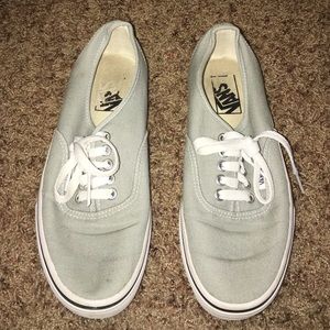 Light gray super cute vans