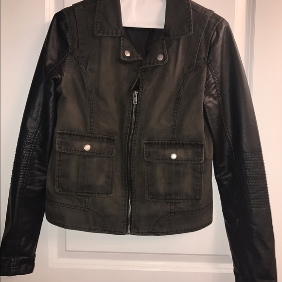 American eagle leather jacket
