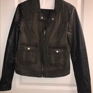 American eagle leather jacket