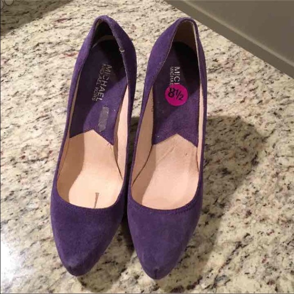 Michael Kors suede heel 8.5 new