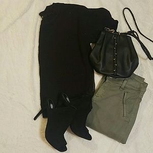 Knit sweater with sheer back