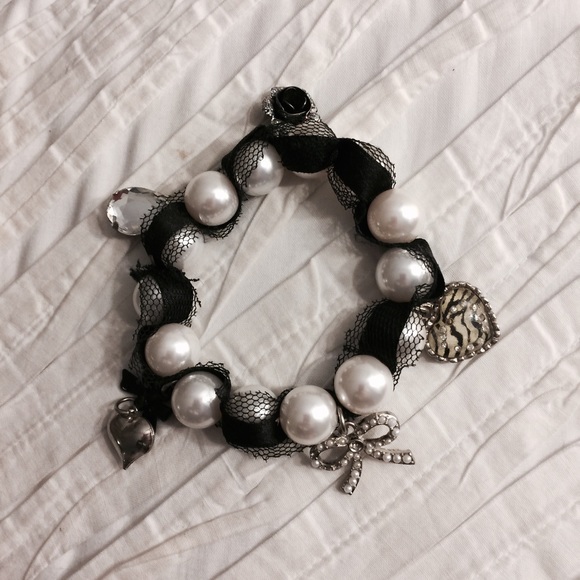 Pearl Charm Bracelet