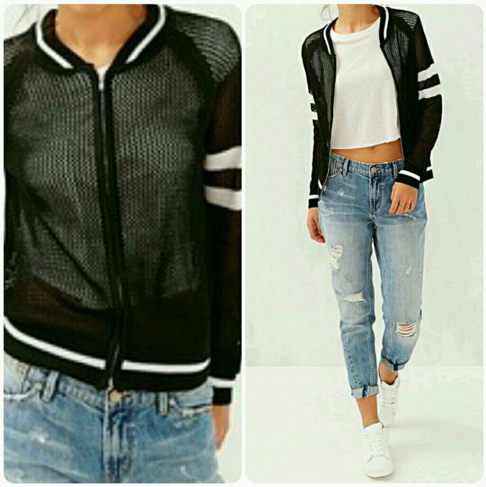 NWT! J.O.A. Black & White Knit Cardigan Size M