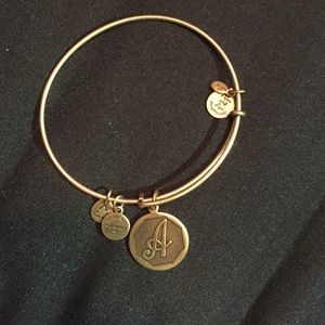 Alex and Ani Letter Bracelet