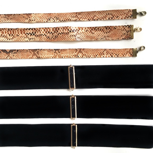 "Dark Howlite" choker - Picture 3 of 3