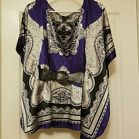 Flowy, shawl/blouse