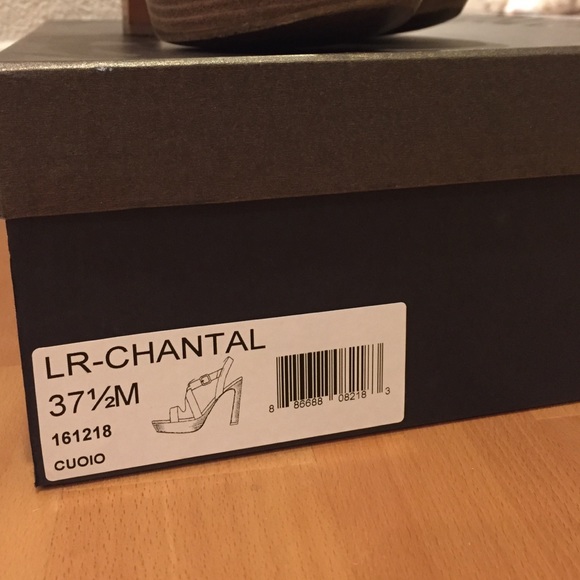 Luxury Rebel Platform Leather Heels - Picture 3 of 4