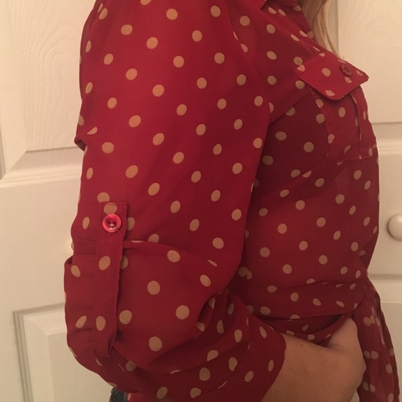 Polka dot blouse - Picture 2 of 4