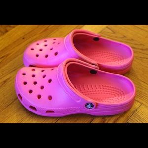 Hot Pink Crocs