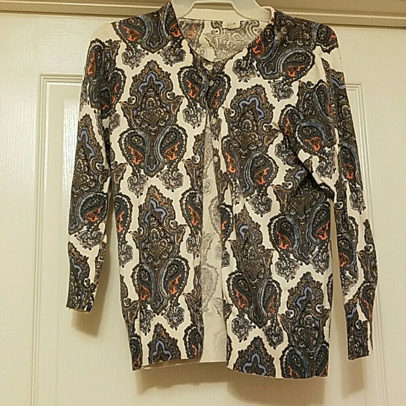 Paisley cardigan