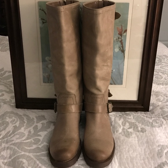 Arturo Chiang Knee Hi Leather Boots,Size-7.5 - Picture 3 of 4