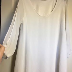 White long sleeve dress