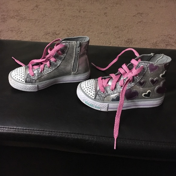 Girls Skechers Hi Tops