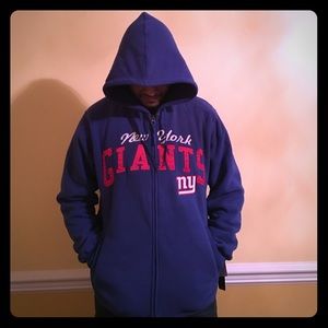 Brand new New York Giants fleece zip