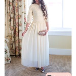 Dainty Jewells Ivory English Manor Dress