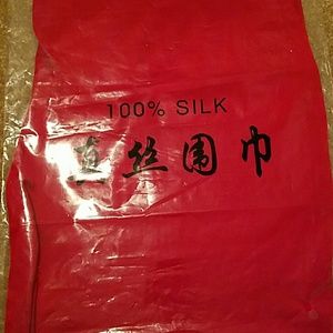 Chinese 100% silk scarf