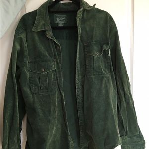 Vintage Forest Green Corduroy Jacket