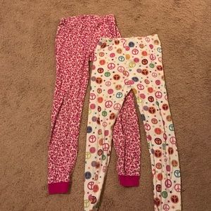 set of 2 girls pajama pants