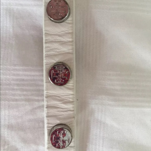 SOLD Tory Burch white double wrap leather bracelet - Picture 4 of 4